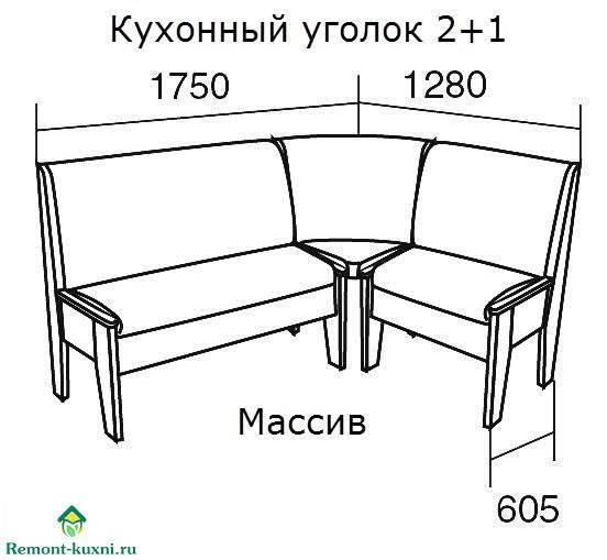 Кухонный уголок: фото, виды и особенности выбора