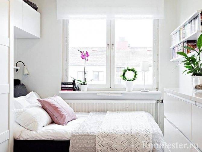 Как оформить маленькую спальню 9 кв. м?