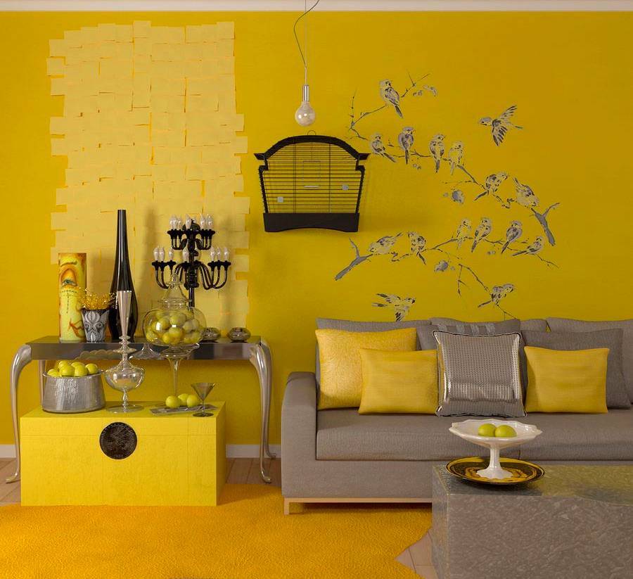 Дизайн кухни желтого цвета: 50+реальных фото интерьеров