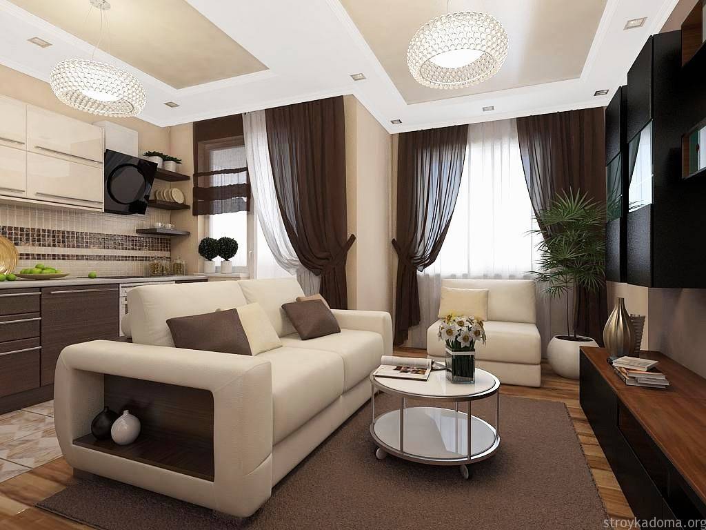 Варианты дизайна двухкомнатной квартиры, фото – rehouz
