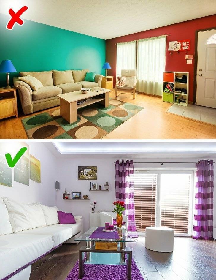 5 самых частых ошибок в дизайне интерьера, как их исправить?