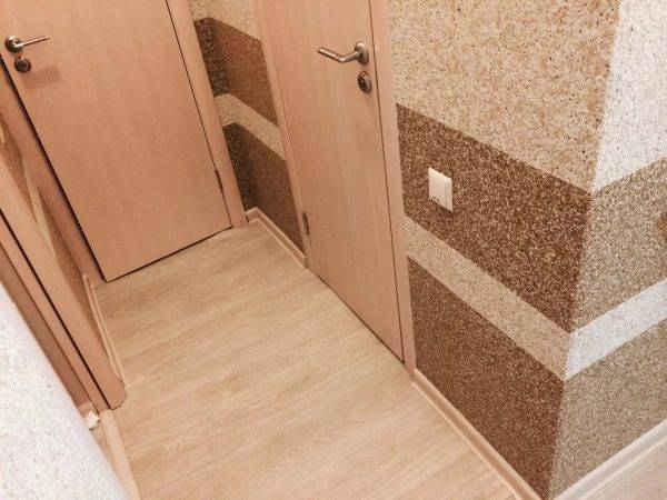 Особенности оформления кухни жидкими обоями