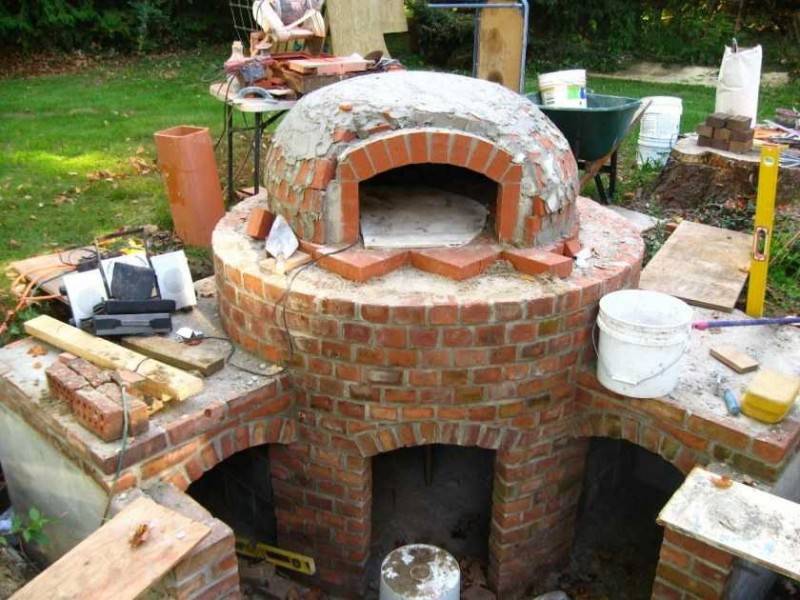 Примеры красивых мангалов из кирпича