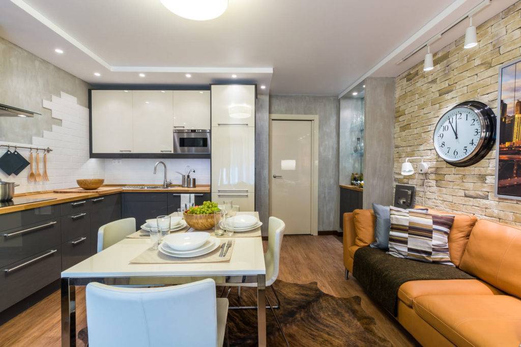 Большая кухня 19, 20 и 21 кв. м – 45 фото и 8 дизайн-советов