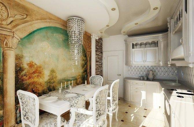 Дизайн кухни с темным низом и светлым верхом