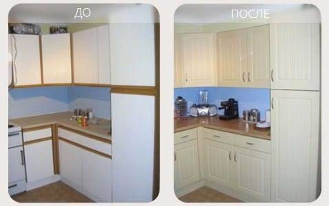 Как самостоятельно обновить кухонный гарнитур?